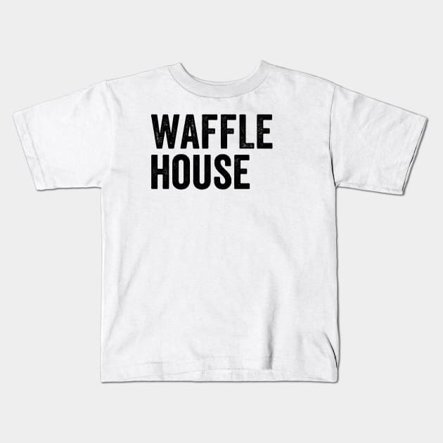 Waffle House Kids T-Shirt by jorinde winter designs